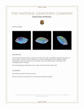 0.83 Ct. Cabochon Crystal/Jelly Opal from Australia Appraisal