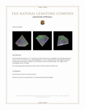 1.57 Ct. Multi Color Crystal/Jelly Opal from Australia Appraisal