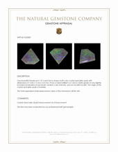 1.57 Ct. Multi Color Crystal Opal (Jelly Opal) from Australia Appraisal