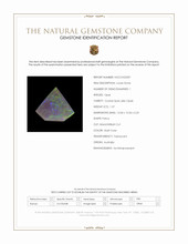 1.57 Ct. Multi Color Crystal Opal (Jelly Opal) from Australia Scan Report