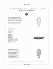 1.23 Ct. Cabochon Crystal/Jelly Opal from Australia 3 D Scan Report