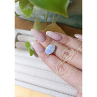 2.93 Ct. White Opal from Australia Life Style