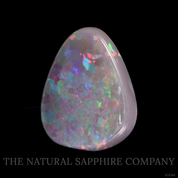 0.78 Ct. Cabochon Semi-Black Opal from Australia