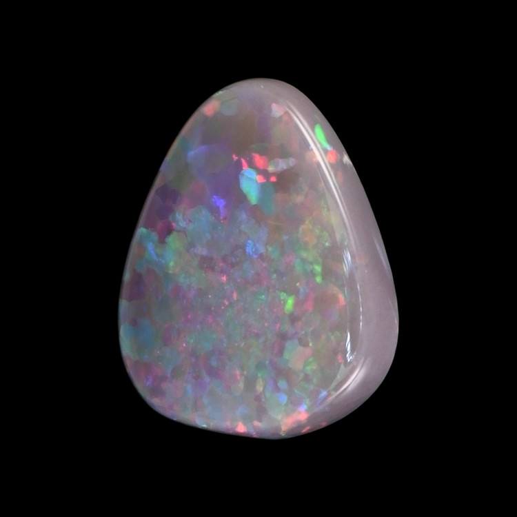 0.78 Ct. Cabochon Semi-Black Opal from Australia