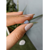 0.78 Ct. Cabochon Semi-Black Opal from Australia Life Style