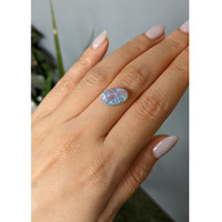 3.37 Ct. Multi Color Cabochon Crystal/Jelly Opal from Australia Life Style