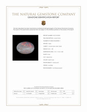 1.38 Ct. Multi Color Cabochon Crystal Opal (Jelly Opal) from Australia Scan Report
