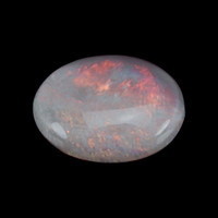 1.38 Ct. Cabochon Semi-Black Opal from Australia Video