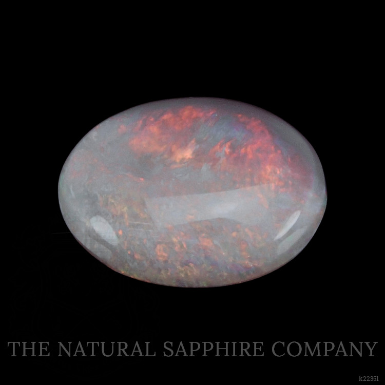 1.38 Ct. Cabochon Semi-Black Opal from Australia
