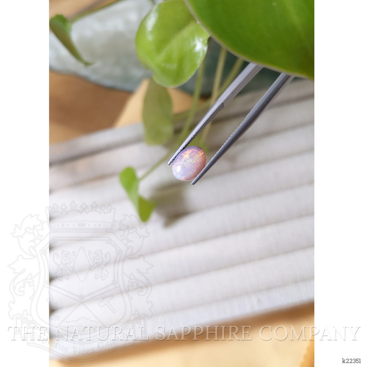 1.38 Ct. Cabochon Semi-Black Opal from Australia