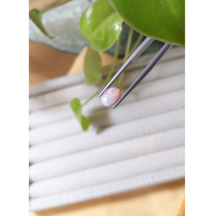 1.38 Ct. Cabochon Semi-Black Opal from Australia