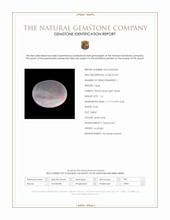 1.61 Ct. Multi Color White Opal (Light Opal) from Australia Scan Report