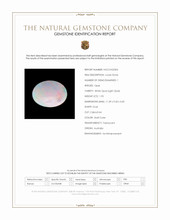 1.95 Ct. Multi Color Cabochon White Opal (Light Opal) from Australia Scan Report