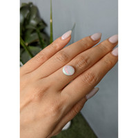 1.95 Ct. Cabochon White Opal from Australia Life Style