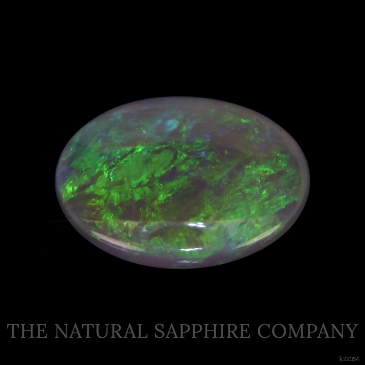 0.44 Ct. Cabochon Black Opal from Australia