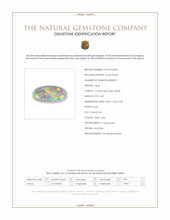 0.69 Ct. Multi Color Cabochon Crystal Opal (Jelly Opal) from Australia Scan Report