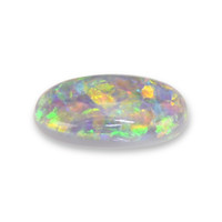 0.69 Ct. Cabochon Semi-Black Opal from Australia Video