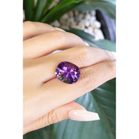 12.41 Ct. Amethyst from Brazil Life Style