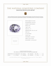 1.01 Ct. Purple Spinel from Ceylon (Sri Lanka) Scan Report