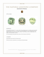 2.17 Ct. Alexandrite from Tanzania Appraisal