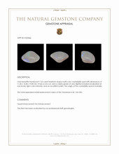 7.63 Ct. Cabochon Crystal/Jelly Opal from Australia Appraisal