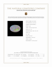 1.56 Ct. Multi Color White Opal (Light Opal) from Australia Scan Report