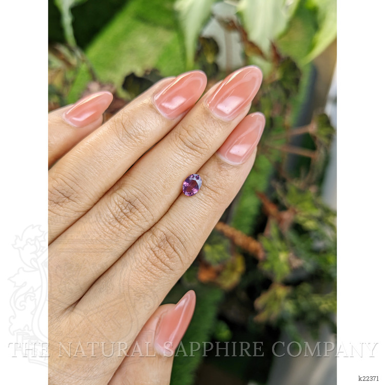 0.87 Ct. Rhodolite Garnet from Ceylon (Sri Lanka)