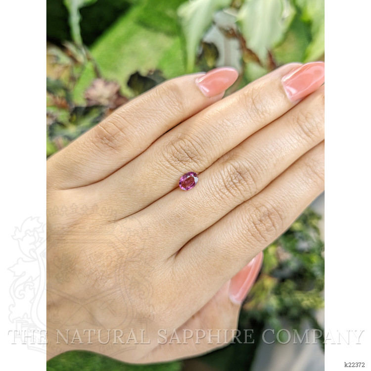 0.63 Ct. Rhodolite Garnet from Ceylon (Sri Lanka)