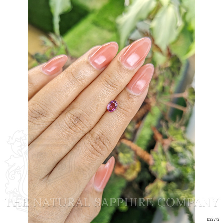 0.63 Ct. Rhodolite Garnet from Ceylon (Sri Lanka)