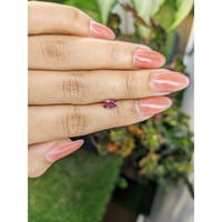 0.70 Ct. Rhodolite Garnet from Ceylon (Sri Lanka) Life Style