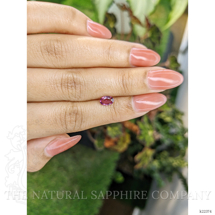 0.70 Ct. Rhodolite Garnet from Ceylon (Sri Lanka)
