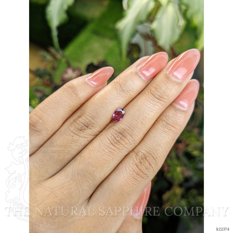 0.70 Ct. Rhodolite Garnet from Ceylon (Sri Lanka)