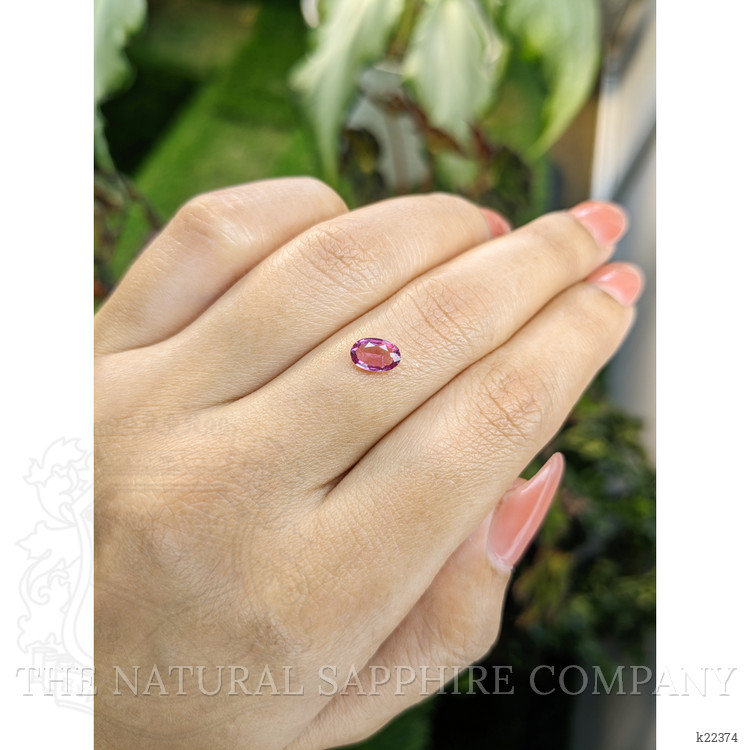 0.70 Ct. Rhodolite Garnet from Ceylon (Sri Lanka)