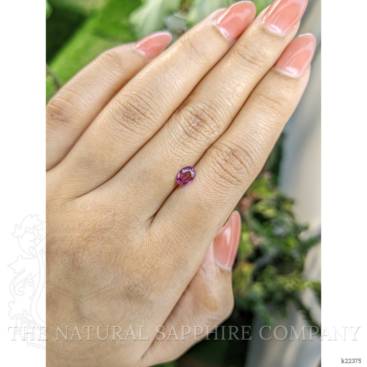 0.62 Ct. Rhodolite Garnet from Ceylon (Sri Lanka)