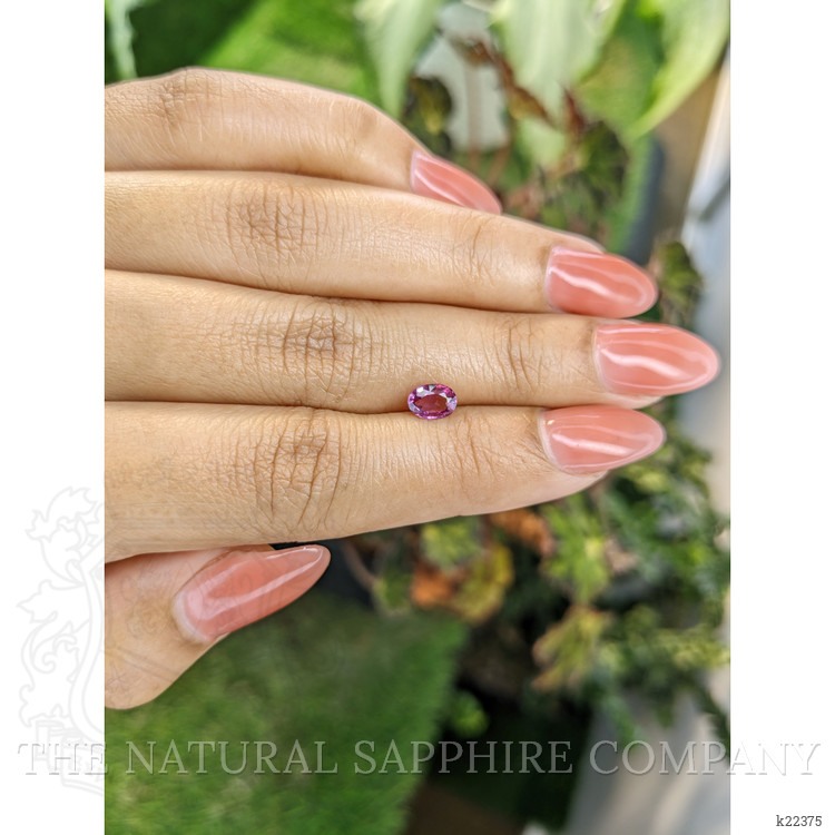 0.62 Ct. Rhodolite Garnet from Ceylon (Sri Lanka)