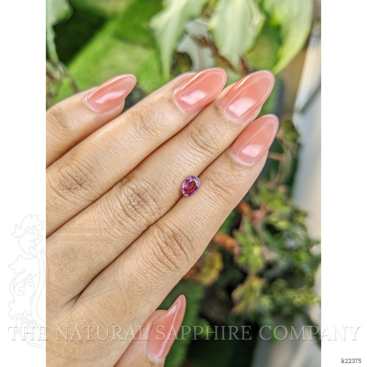 0.62 Ct. Rhodolite Garnet from Ceylon (Sri Lanka)