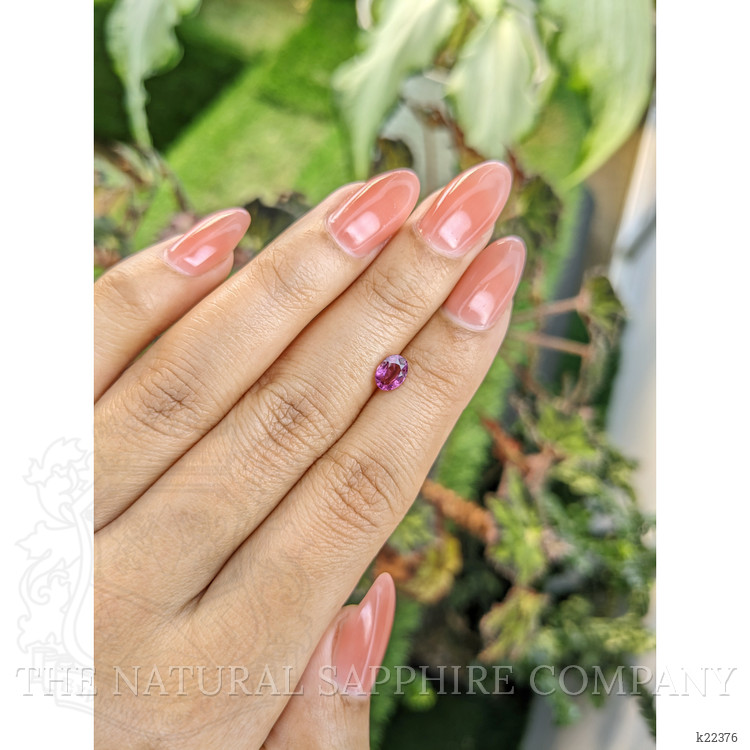 0.70 Ct. Rhodolite Garnet from Ceylon (Sri Lanka)