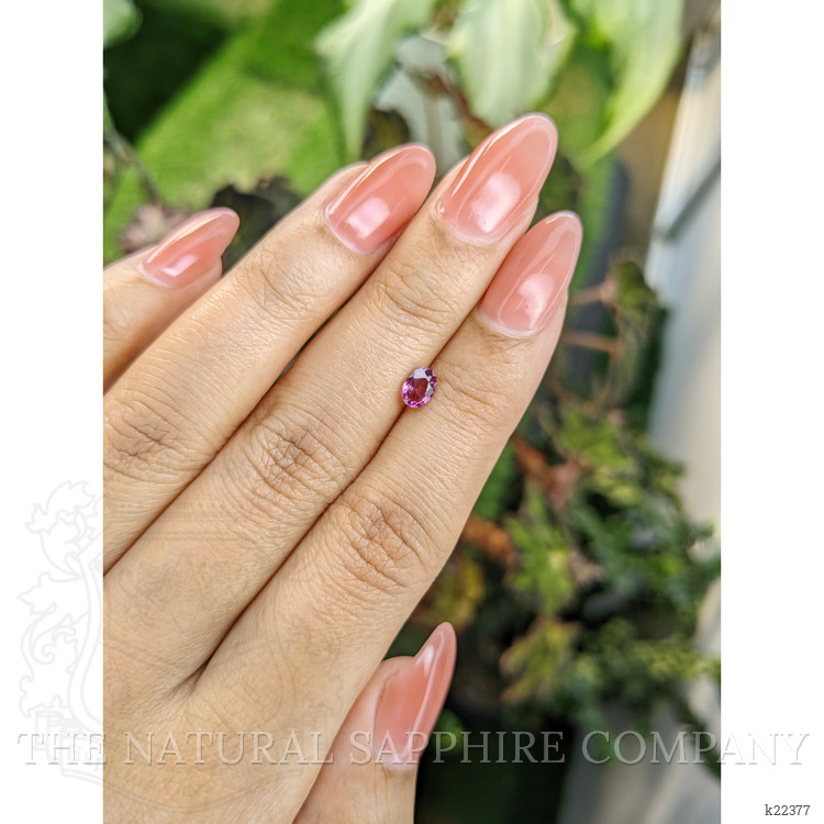 0.46 Ct. Rhodolite Garnet from Ceylon (Sri Lanka)