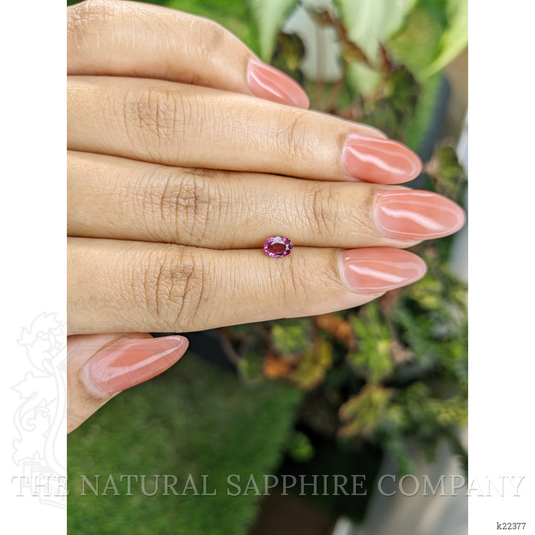 0.46 Ct. Rhodolite Garnet from Ceylon (Sri Lanka)