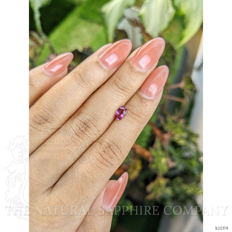 0.72 Ct. Rhodolite Garnet from Ceylon (Sri Lanka)