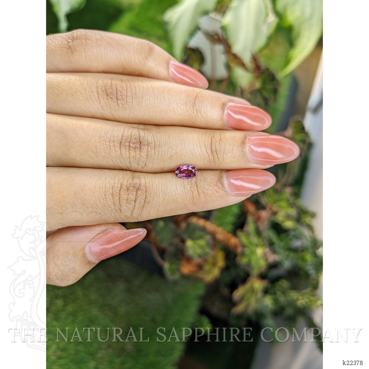 0.72 Ct. Rhodolite Garnet from Ceylon (Sri Lanka)