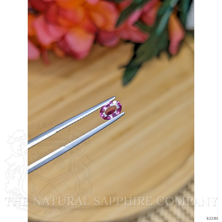 0.61 Ct. Rhodolite Garnet from Ceylon (Sri Lanka)