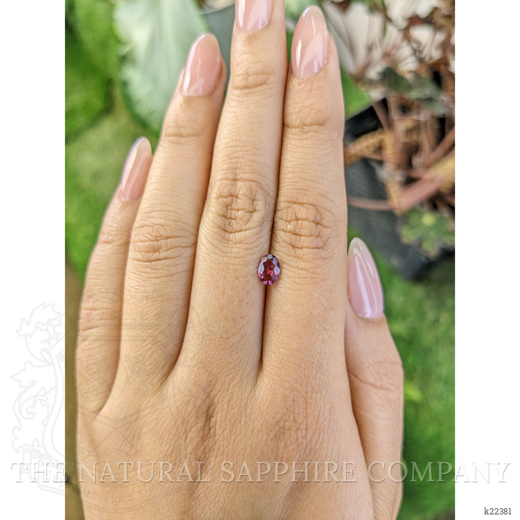 0.61 Ct. Rhodolite Garnet from Ceylon (Sri Lanka)