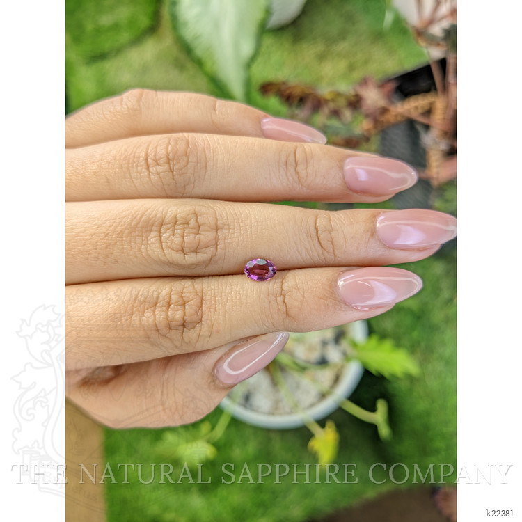 0.61 Ct. Rhodolite Garnet from Ceylon (Sri Lanka)