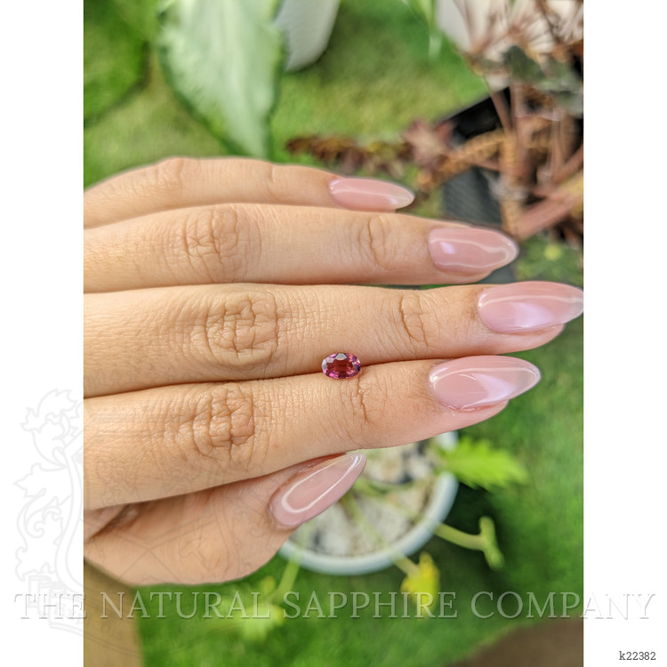 0.66 Ct. Rhodolite Garnet from Ceylon (Sri Lanka)