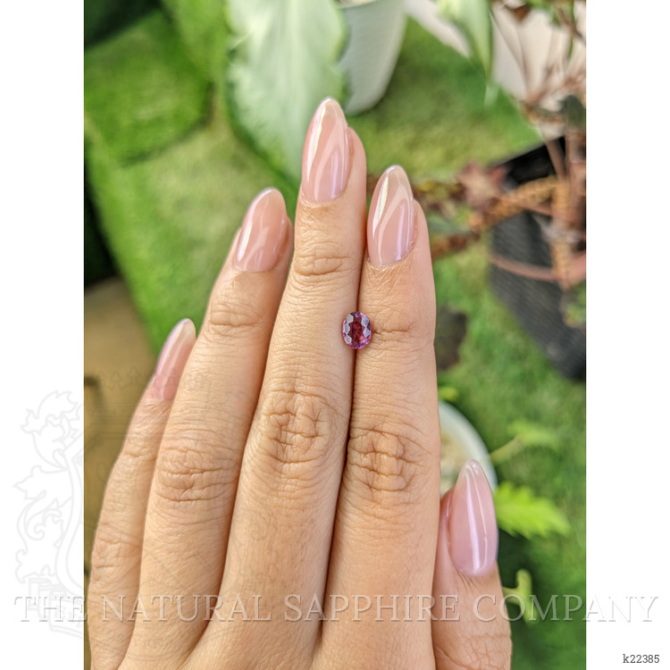 0.71 Ct. Rhodolite Garnet from Ceylon (Sri Lanka)