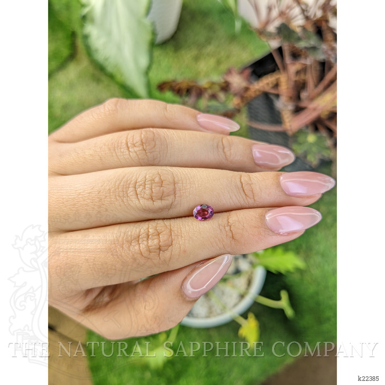 0.71 Ct. Rhodolite Garnet from Ceylon (Sri Lanka)