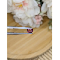 0.69 Ct. Rhodolite Garnet from Ceylon (Sri Lanka) Life Style