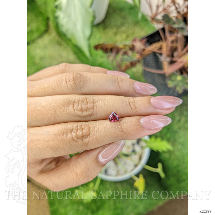 0.96 Ct. Rhodolite Garnet from Ceylon (Sri Lanka)