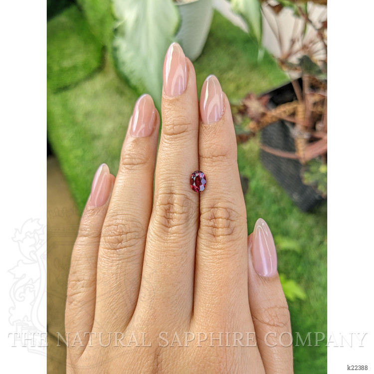 1.07 Ct. Rhodolite Garnet from Ceylon (Sri Lanka)